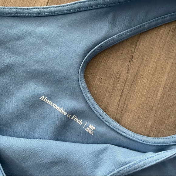 New Abercrombie & Fitch Blue One Shoulder Bodycon Dress - Picture 4 of 5